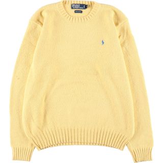 ラルフローレン(Ralph Lauren)の古着 ラルフローレン Ralph Lauren POLO by Ralph Lauren コットンニットセーター メンズM /eaa363814(ニット/セーター)