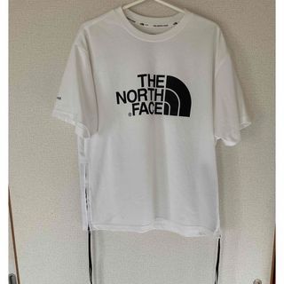 THE NORTH FACE  × HYKE Tec Big Tee 白 M