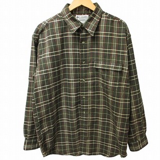 コロンビア(Columbia)のコロンビア GRT チェックシャツ オーバーサイズシャツ 長袖 M ■GY12(シャツ)