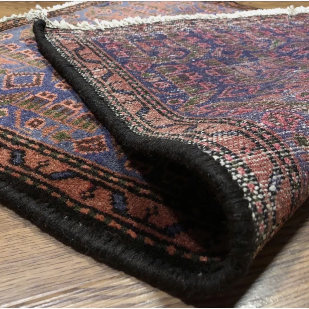 ペルシャ絨毯 ビンテージ トライバルラグ (ユニーク品)No:34225