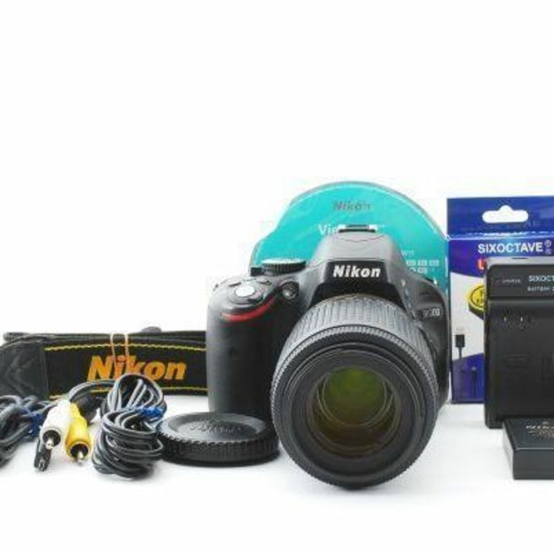 【美品】Nikon D5100  レンズセット 《ショット数わずか787枚》