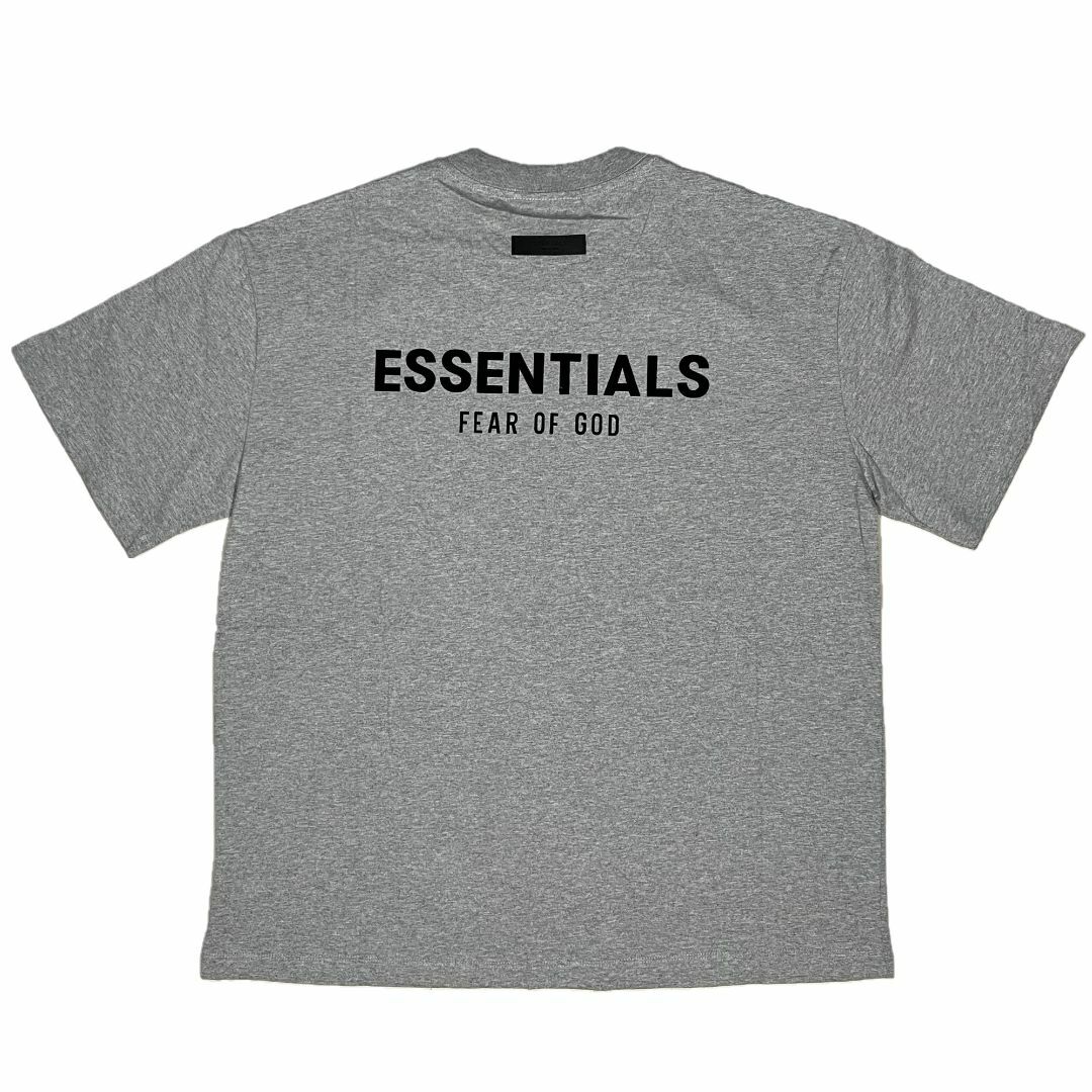FEAR OF GOD(フィアオブゴッド)のFOG エッセンシャルズ バックロゴ 半袖 Tシャツ ダークグレー XL メンズのトップス(Tシャツ/カットソー(半袖/袖なし))の商品写真