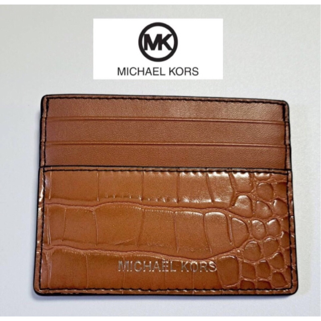 鑑定済】マイケルコース MICHAEL KORS カードケース ブラウン307 ...