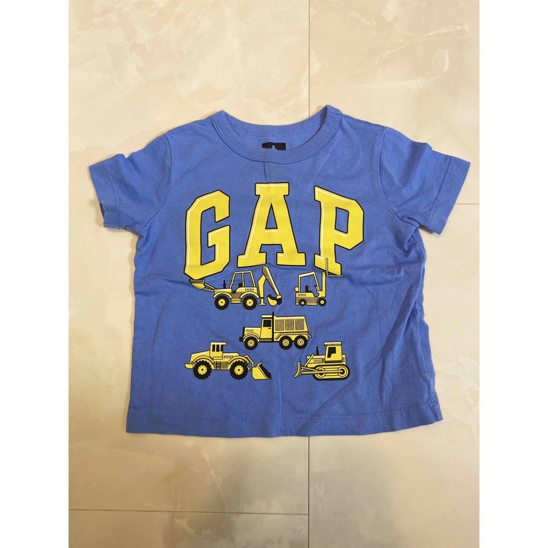 babyGAP(ベビーギャップ)のベビーギャップ 重機 Tシャツ キッズ/ベビー/マタニティのベビー服(~85cm)(Ｔシャツ)の商品写真