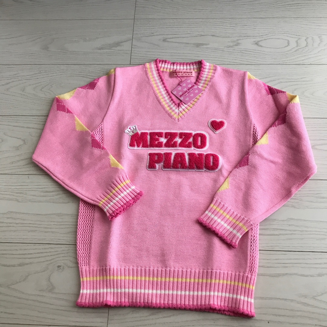 mezzo piano - 新品未使用タグ付きメゾピアノmezzo pianoニット