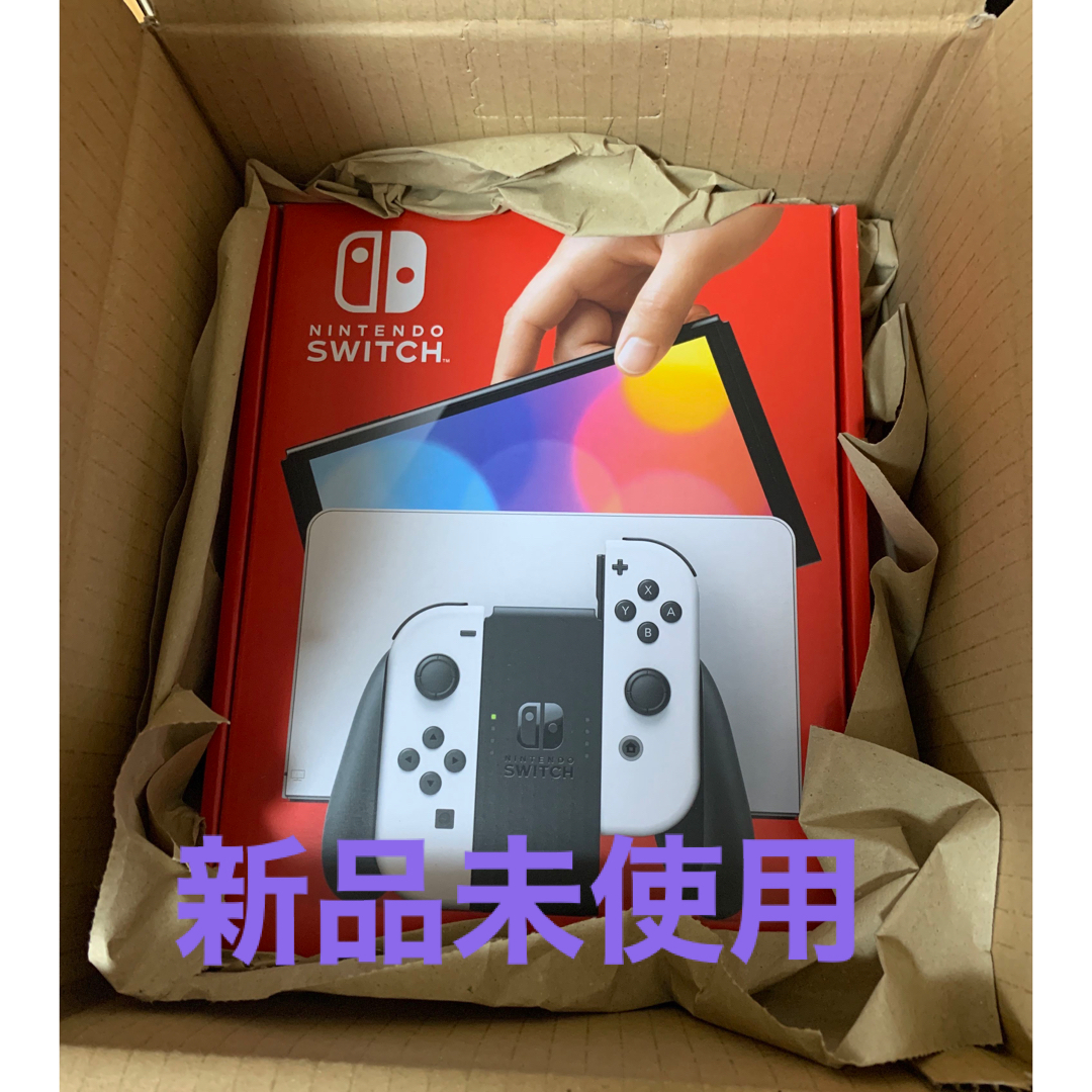 NintendoSwitch ニンテンドースイッチ ホワイト 有機EL 新品 - 家庭用