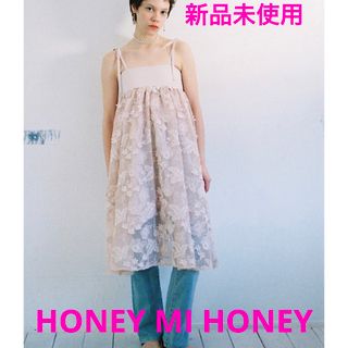 ハニーミーハニーHoney mi Honey オーガンジーフラワーワンピース