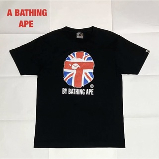 A BATHING APE Tシャツ 大猿 ユニオンジャック シングルステッチ