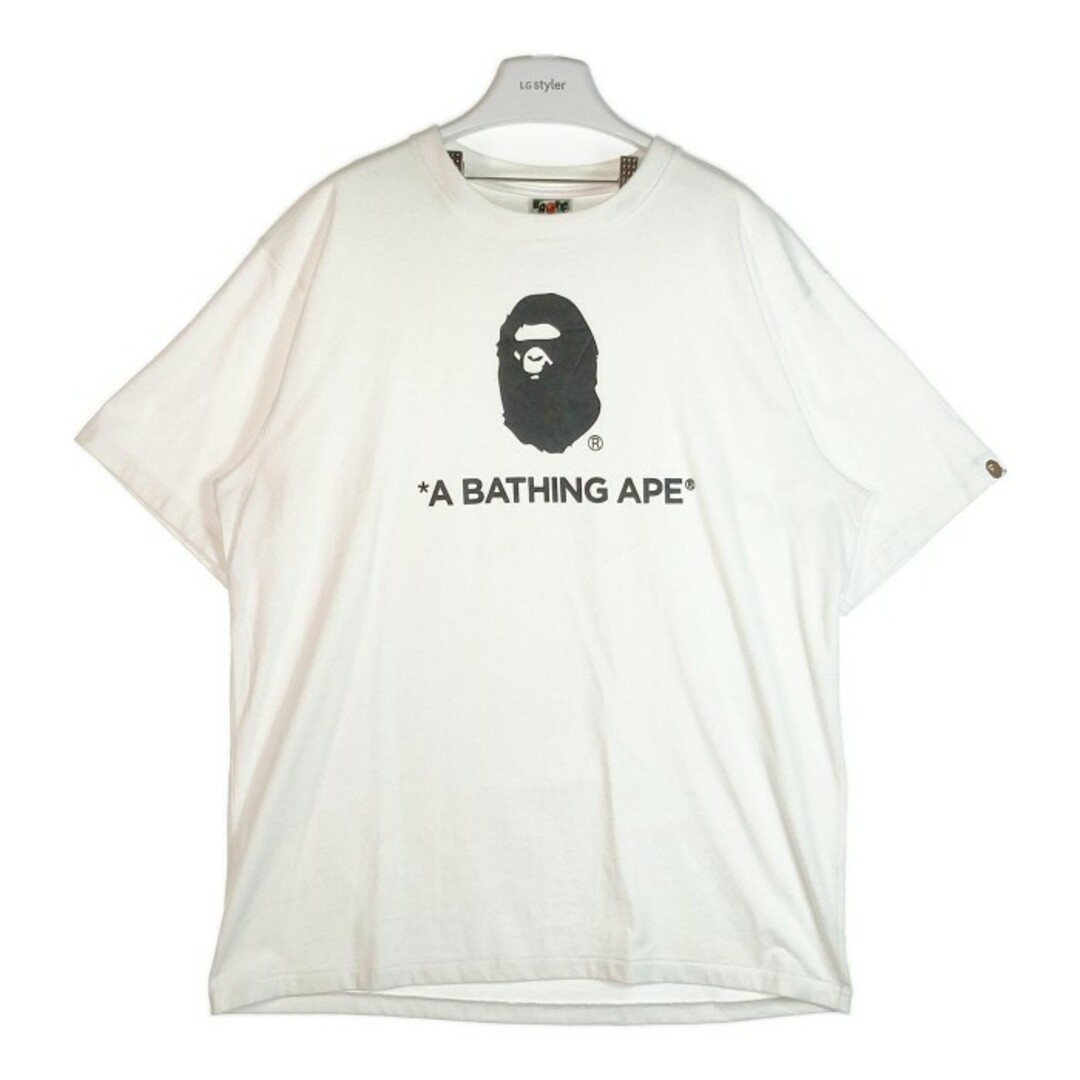 A BATHING APE - ☆アベイシングエイプ ロゴプリント Tシャツ ホワイト