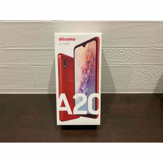 サムスン(SAMSUNG)のSAMSUNG Galaxy A20 SC-02M Red(スマートフォン本体)