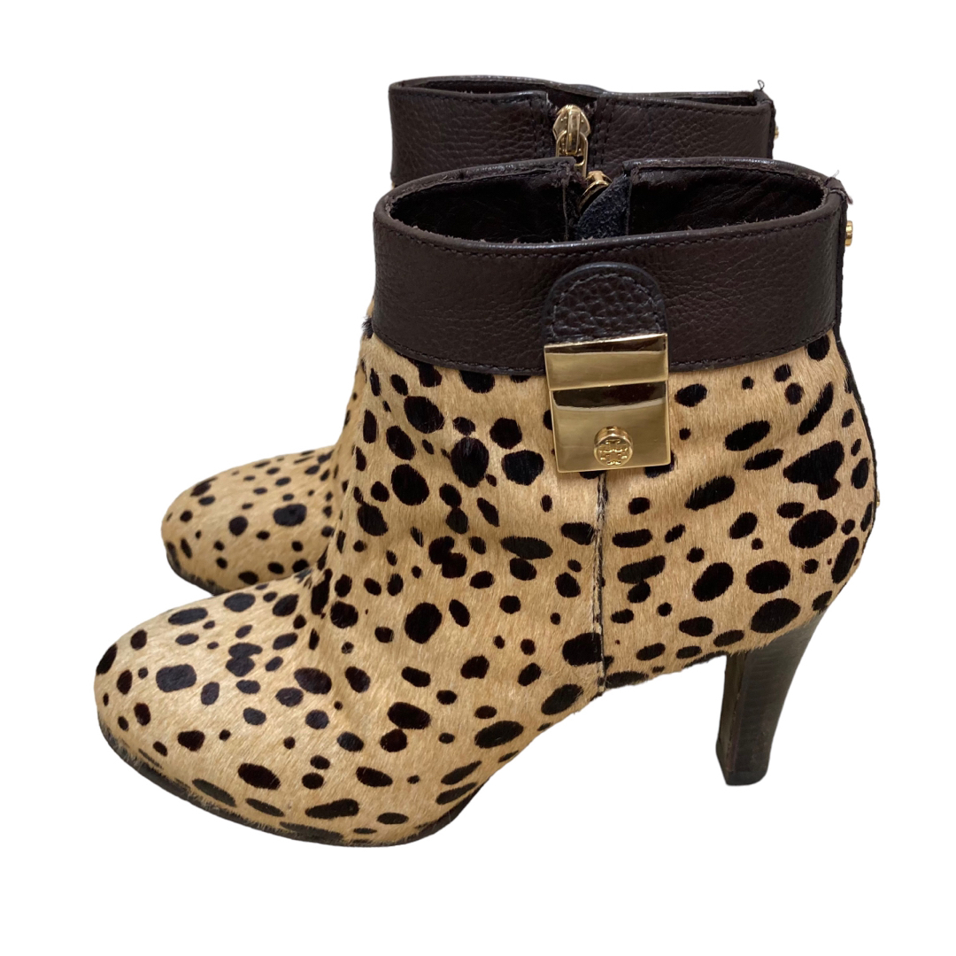 Tory Burch - トリーバーチ ショートブーツ 6M 約23cm ベージュ ファー