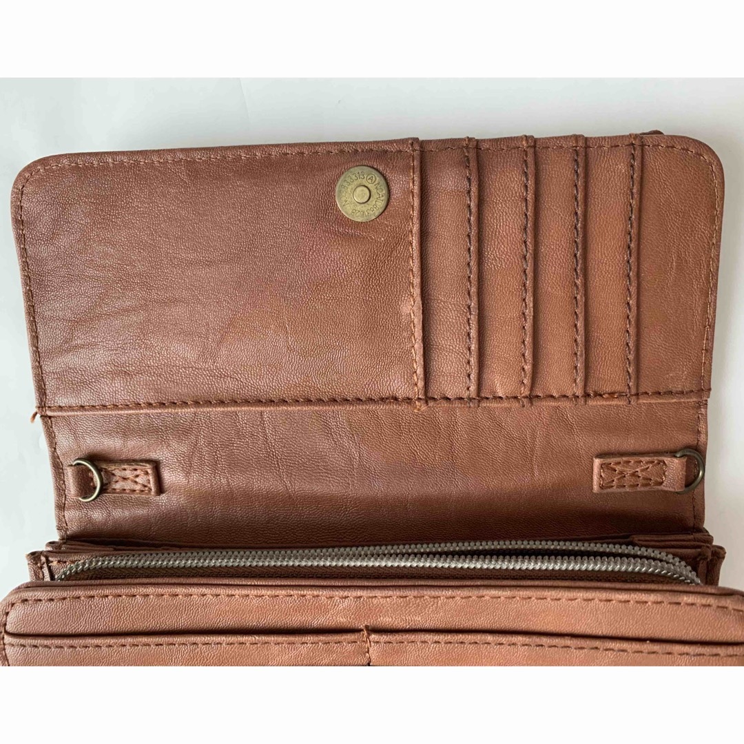 anello(アネロ)のanello リボン 長財布　ブラウン レディースのファッション小物(財布)の商品写真