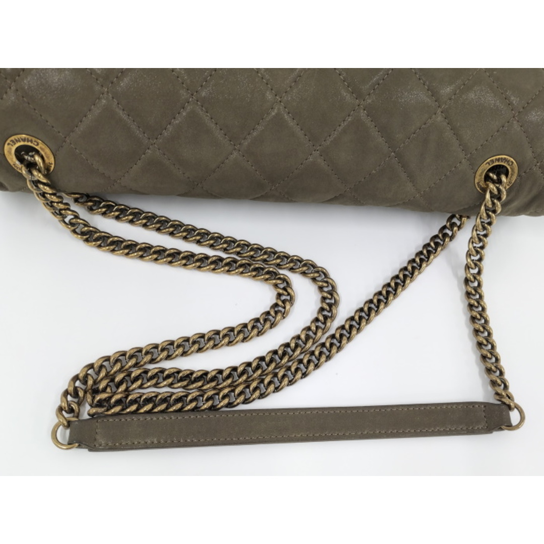 CHANEL - CHANEL チェーンショルダーバッグ マトラッセ レザー CHANEL - CHANEL チェーンショルダーバッグ マトラッセ レザー