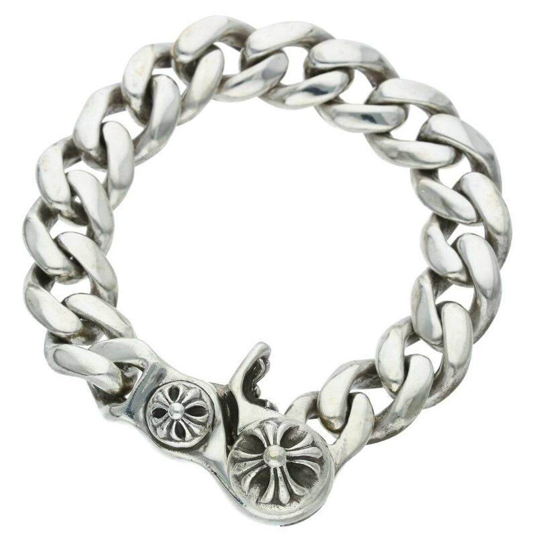 Chrome Hearts(クロムハーツ)のクロムハーツ  SMALL CLSC CHN LNK/スモールクラシックリンククリップ シルバーブレスレット メンズ 15LINK メンズのアクセサリー(ブレスレット)の商品写真