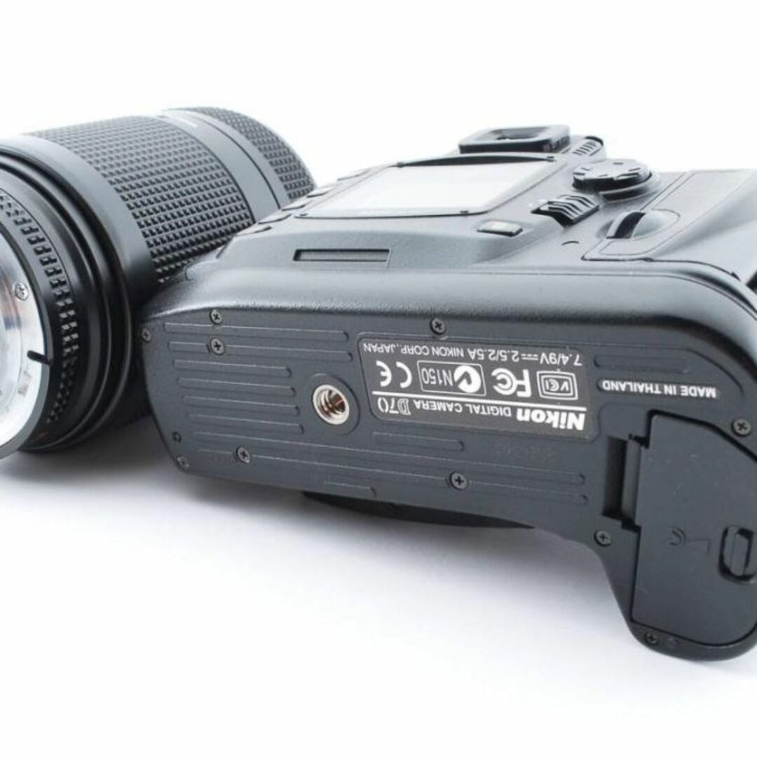 ニコン Nikon D70レンズセット 一眼レフカメラ《ショット数6950回》-