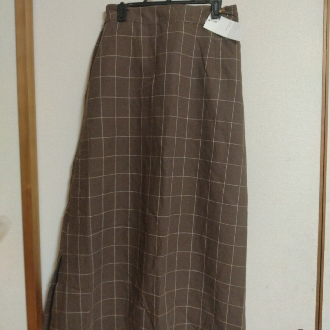 AMERICAN HOLIC(アメリカンホリック)のアメリカンホリック　新品　リネンブレンドAラインスカート レディースのスカート(ロングスカート)の商品写真