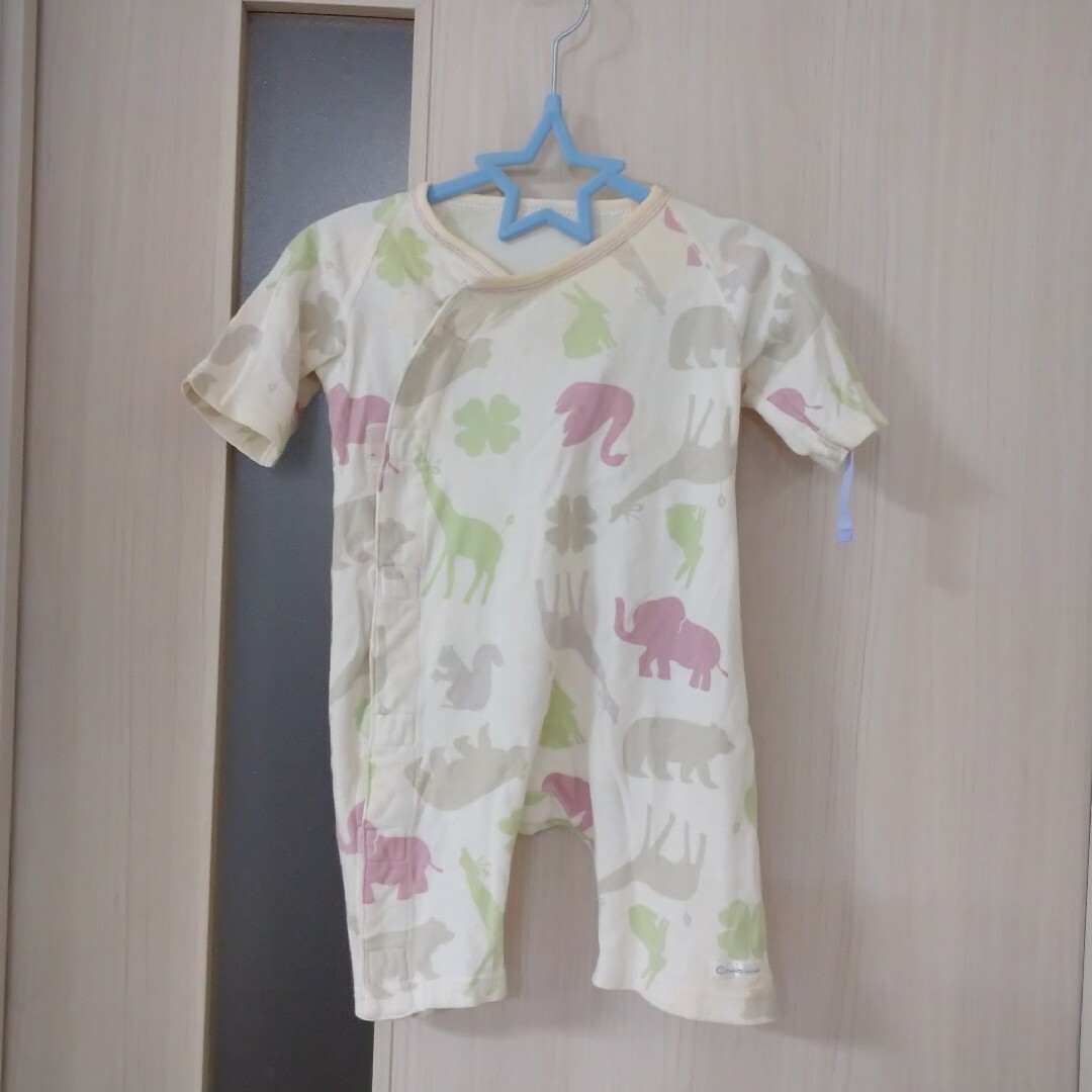 Combi mini(コンビミニ)のコンビミニ 新生児 二着セット キッズ/ベビー/マタニティのベビー服(~85cm)(ロンパース)の商品写真