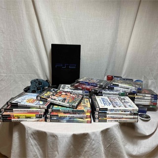 プレイステーション2(PlayStation2)のSONY PlayStation2 SCPH-30000 ソフトセット　まとめ売(家庭用ゲーム機本体)