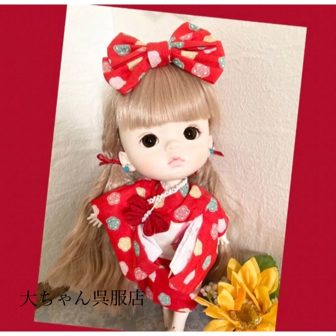 大ちゃん呉服店が仕立てるdayuanbaodoll着物❣️帯2本付き❣️