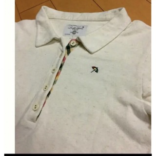 アーノルドパーマー(Arnold Palmer)のアーノルドパーマオフホワイトコットンポロ(ポロシャツ)