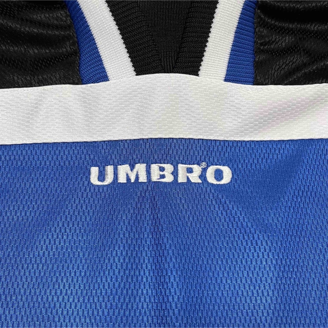 UMBRO(アンブロ)の【UMBRO】アンブロ 90s USA製 ゲームシャツ メッシュ地 センターロゴ メンズのトップス(Tシャツ/カットソー(半袖/袖なし))の商品写真