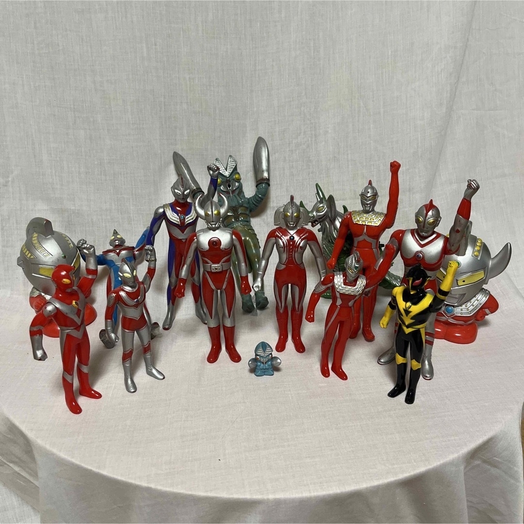 ウルトラマン　ソフビ　 まとめ売　父と母　バルタン星人　 ウルトラマン80