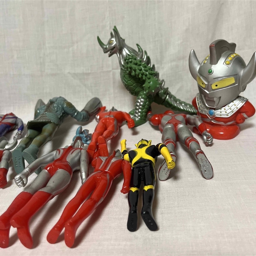 ウルトラマン　ソフビ　 まとめ売　父と母　バルタン星人　 ウルトラマン80