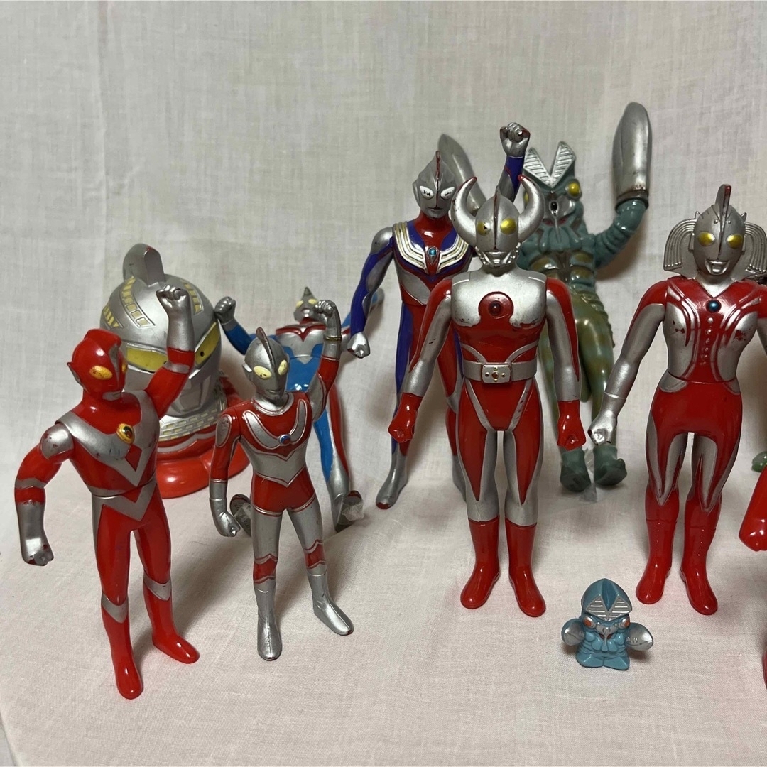 ウルトラマン　ソフビ　 まとめ売　父と母　バルタン星人　 ウルトラマン80