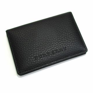 バーバリー(BURBERRY)のBURBERRY カードケース 名刺入れ レザー パスケース レザー ブラック(名刺入れ/定期入れ)