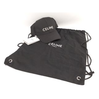 CELINE ロゴ ベースボール キャップ キャンバス ブラック - 帽子