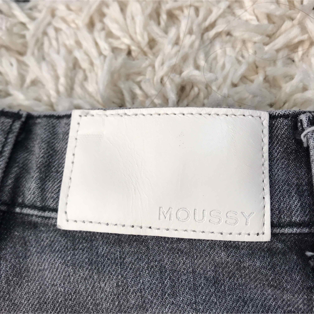 moussy(マウジー)のmoussy ハイウエストストレートデニムパンツ SLY rienda GYDA レディースのパンツ(デニム/ジーンズ)の商品写真