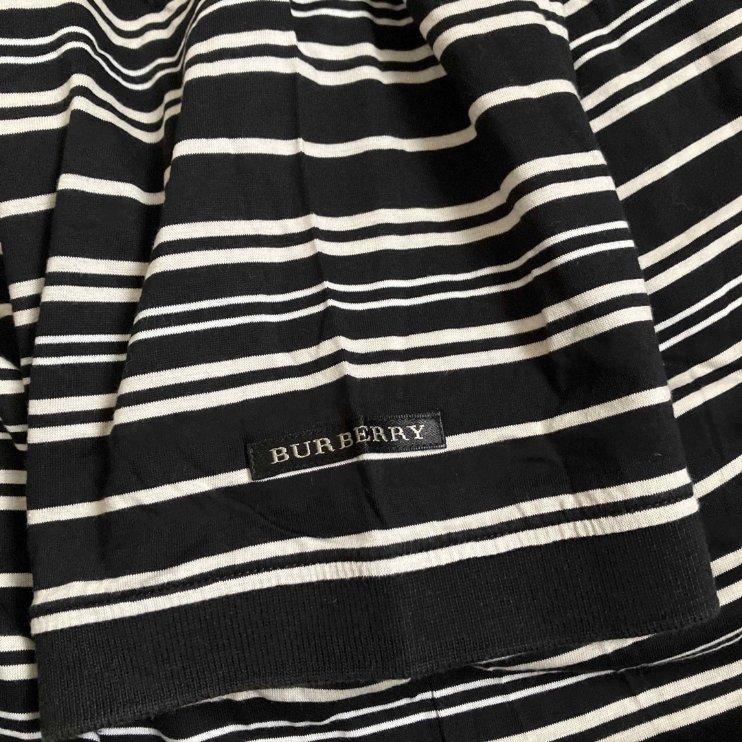 BURBERRY(バーバリー)のバーバリーゴルフ　ボーダー半袖ポロシャツ　綿100% 三陽商会　日本製 メンズのトップス(ポロシャツ)の商品写真