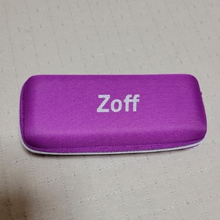 ゾフ(Zoff)のZoff　メガネケース　紫系(サングラス/メガネ)