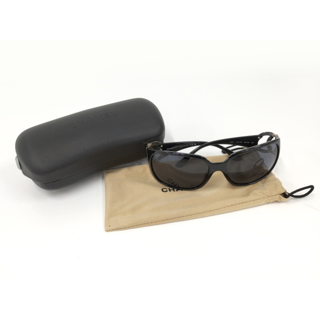 CHANEL - CHANEL サングラス スクエア ココマーク ブラック 6014 CHANEL - CHANEL サングラス スクエア ココマーク ブラック 6014