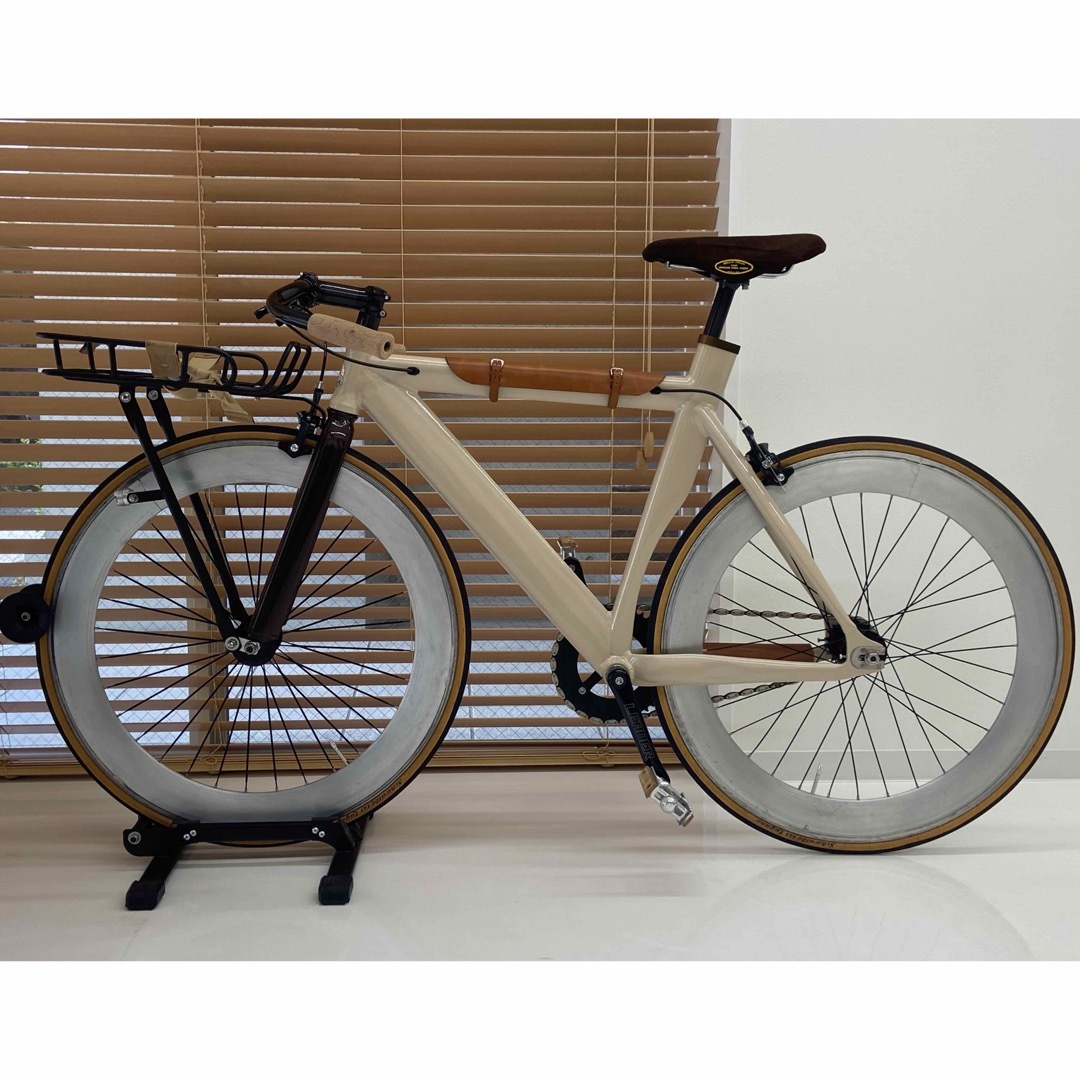 ピスト700C 街乗り カゴ、本革サドルバック付き | www.bonitaexclusive.com