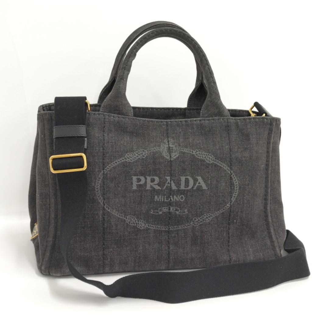 PRADA(プラダ)のPRADA カナパ 2WAY トートバッグ キャンバス ブラック B2642B レディースのバッグ(その他)の商品写真