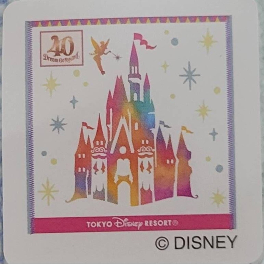 Disney(ディズニー)の新品*新作*ウォッシュタオル*ディズニー40周年限定*シンデレラ城* エンタメ/ホビーのおもちゃ/ぬいぐるみ(キャラクターグッズ)の商品写真