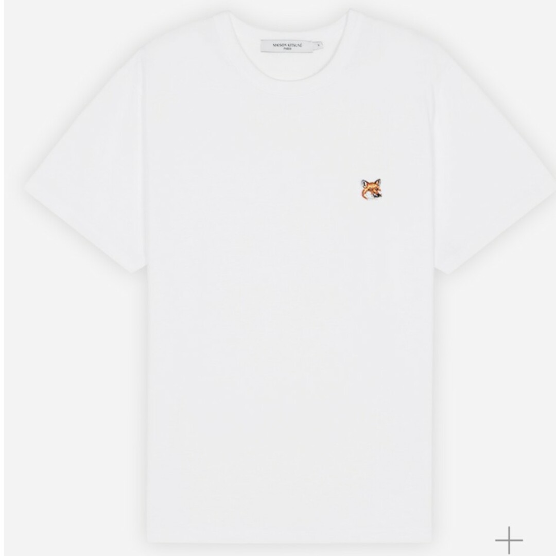 MAISON KITSUNE'(メゾンキツネ)のMAISON KITSUNE(メゾン キツネ) Tシャツ　ホワイト　L　新品 レディースのトップス(Tシャツ(半袖/袖なし))の商品写真