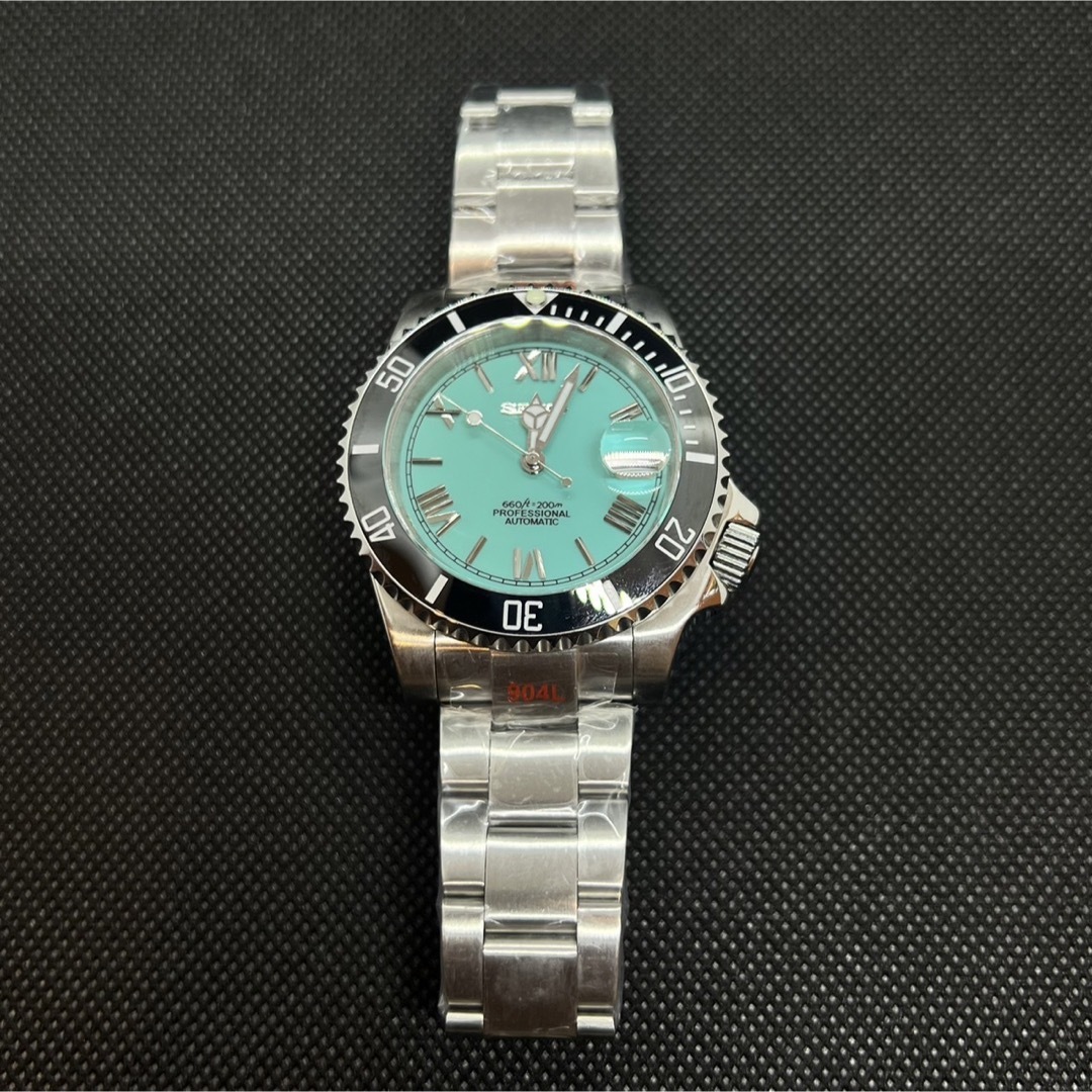 新品 NH35 機械式 自動巻き カスタム mod 時計 カスタム時計 メンズの時計(腕時計(アナログ))の商品写真