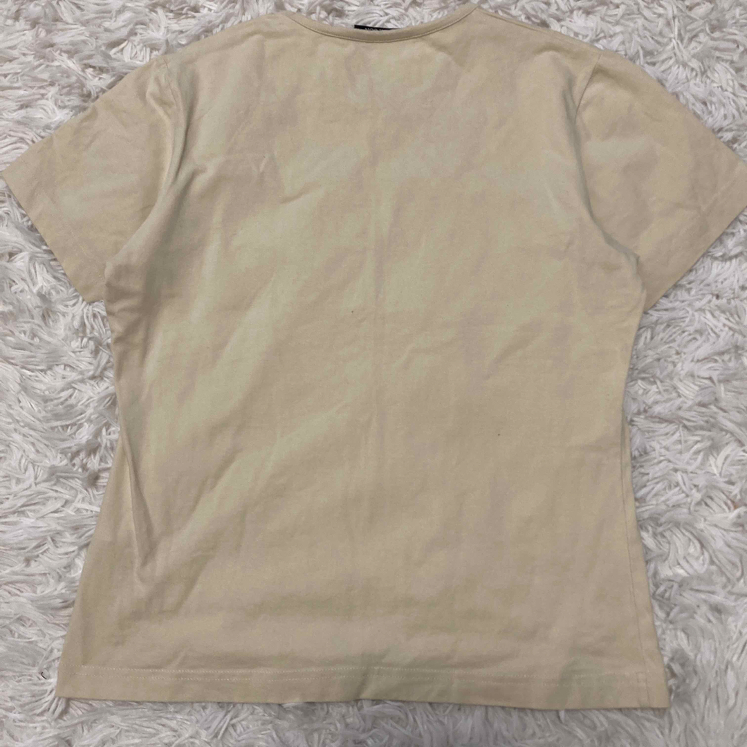 Jim Thompson(ジムトンプソン)のJIM THOMPSON  Tシャツ  ゾウ  光沢感 ベージュ系 レディースのトップス(Tシャツ(半袖/袖なし))の商品写真