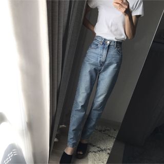 moussy - moussy プレーンジーンズストレッチスリム SLY rienda 25 ...