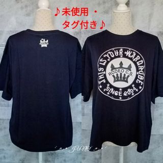 ロデオクラウンズワイドボウル(RODEO CROWNS WIDE BOWL)のサークルロゴ Tシャツ♡RODEO CROWNS ロデオクラウンズ タグ付き(Tシャツ(半袖/袖なし))