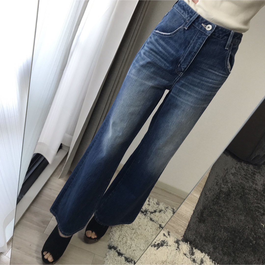 rienda - 新品 rienda ワイドデニムパンツ moussy SLY resexxyの通販