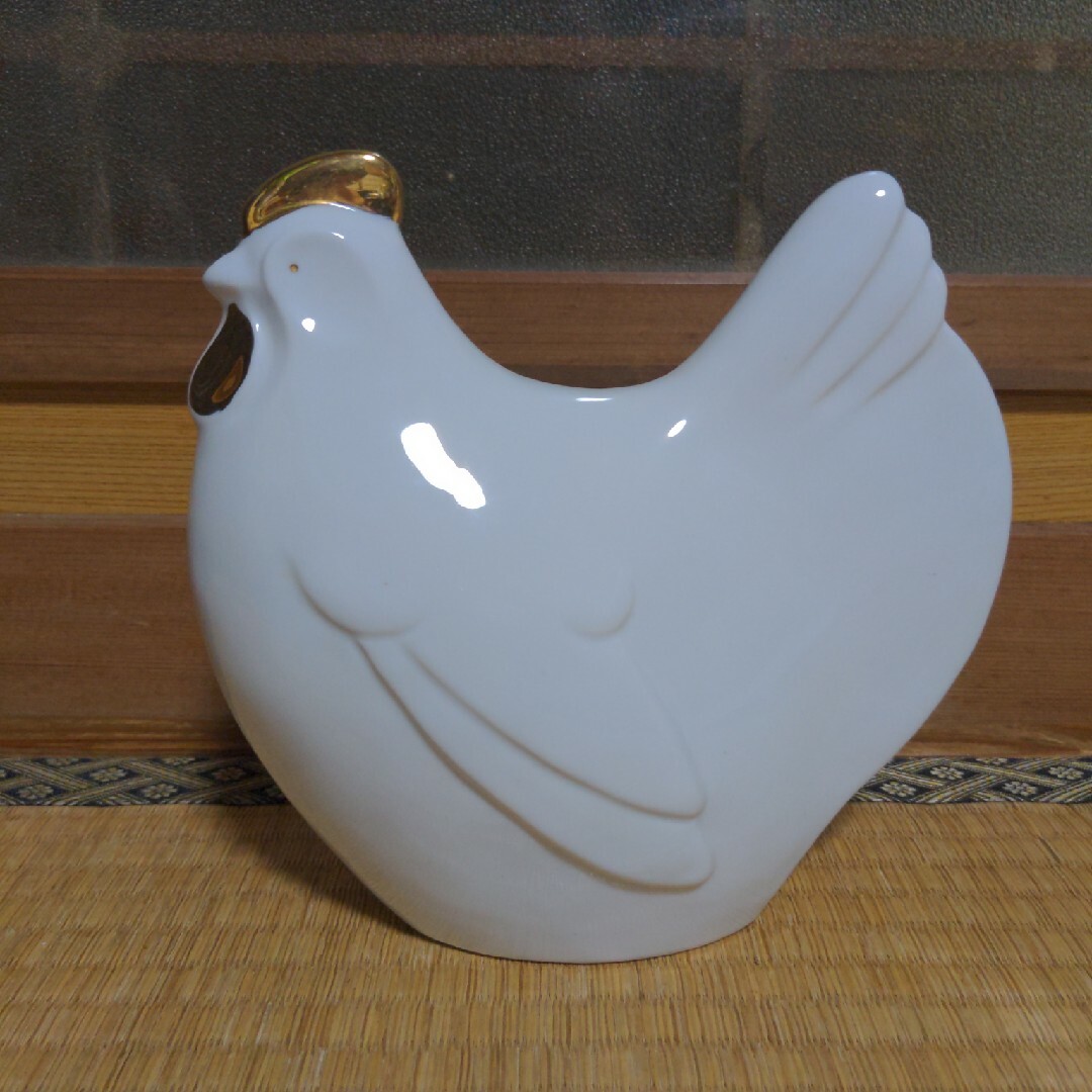 干支　鳥　日本酒　陶器