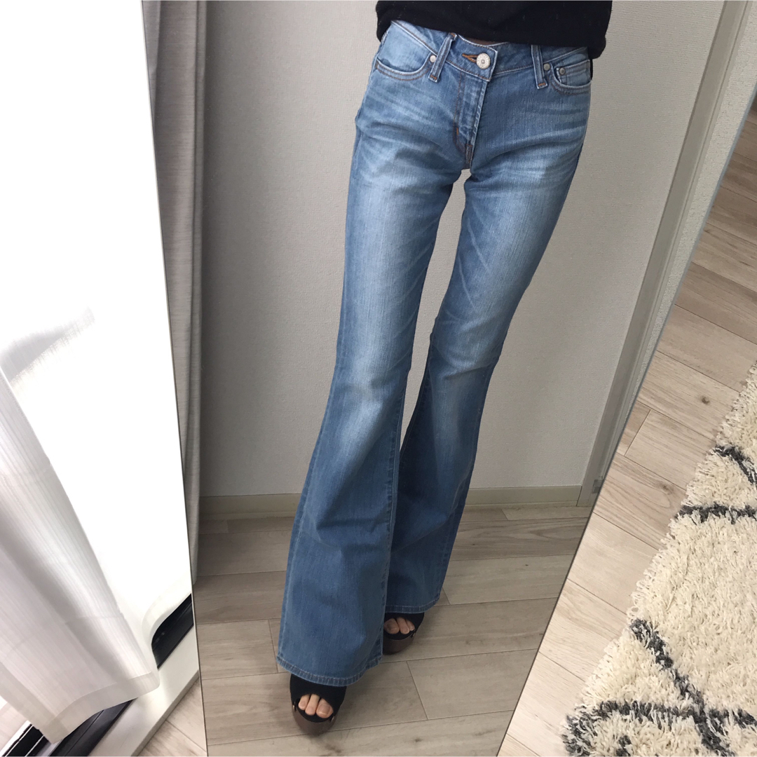 moussy フレアデニムパンツ 25インチ SLY rienda ZARA-