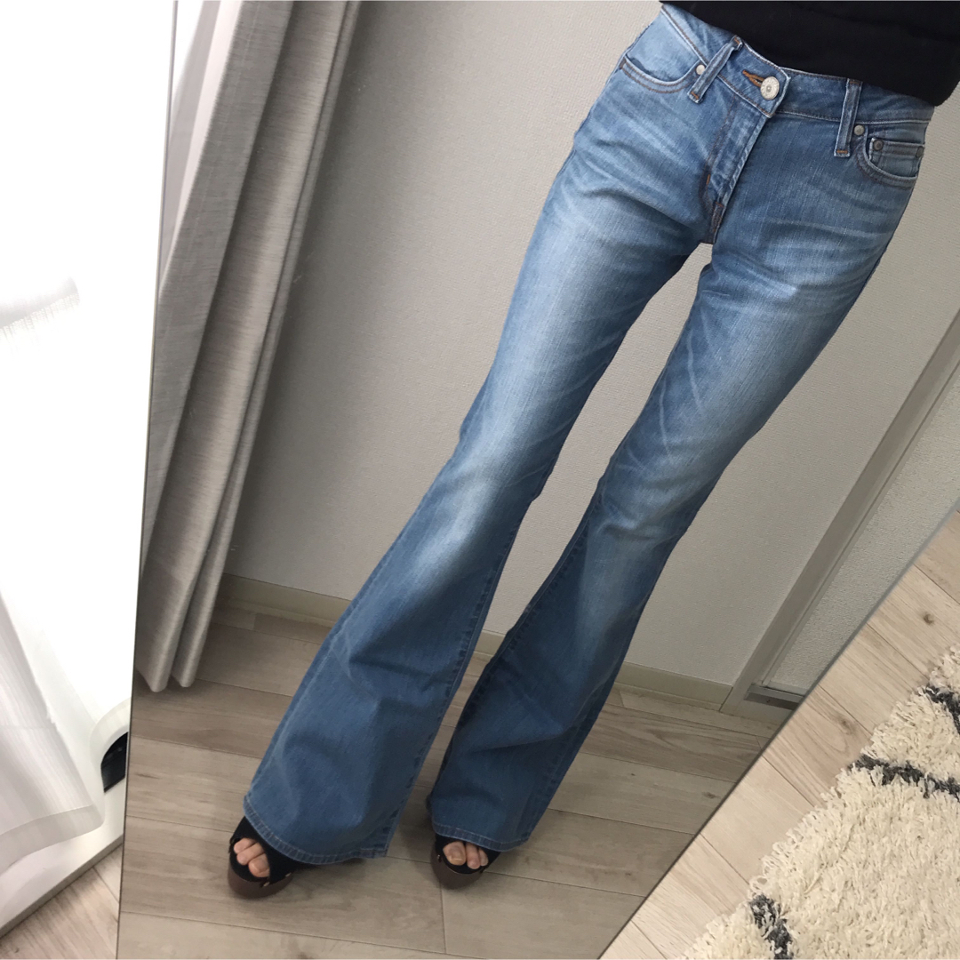 moussy フレアデニムパンツ 25インチ SLY rienda ZARA-