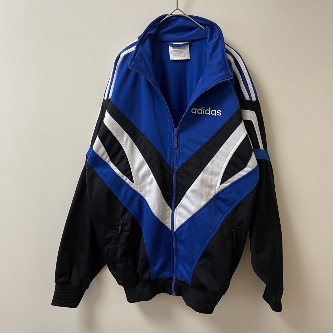 adidas - XL80s 】アディダス刺繍トラックジャケット古着ジャージ