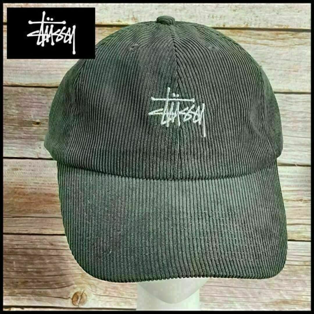 stussy 海外限定コーデュロイキャップ - キャップ