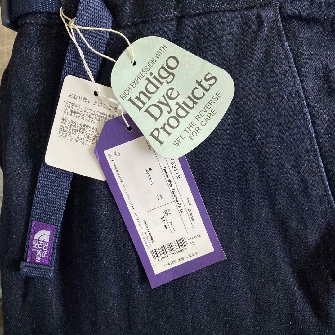 【新品】ノースフェイス PURPLE LABEL デニムワイドパンツ 32