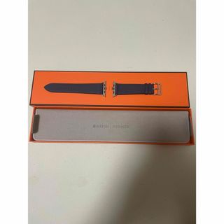 エルメス(Hermes)の新品未使用 Apple Watch HERMESエルメス レザーベルト ネイビー(レザーベルト)